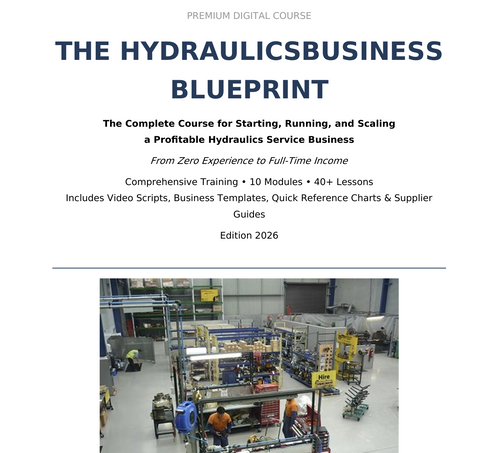 Hydraulics Business Training Course & Exclusive INFO